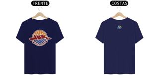 Nome do produto Camiseta Algodão Canoa Havaiana Raios de Sol