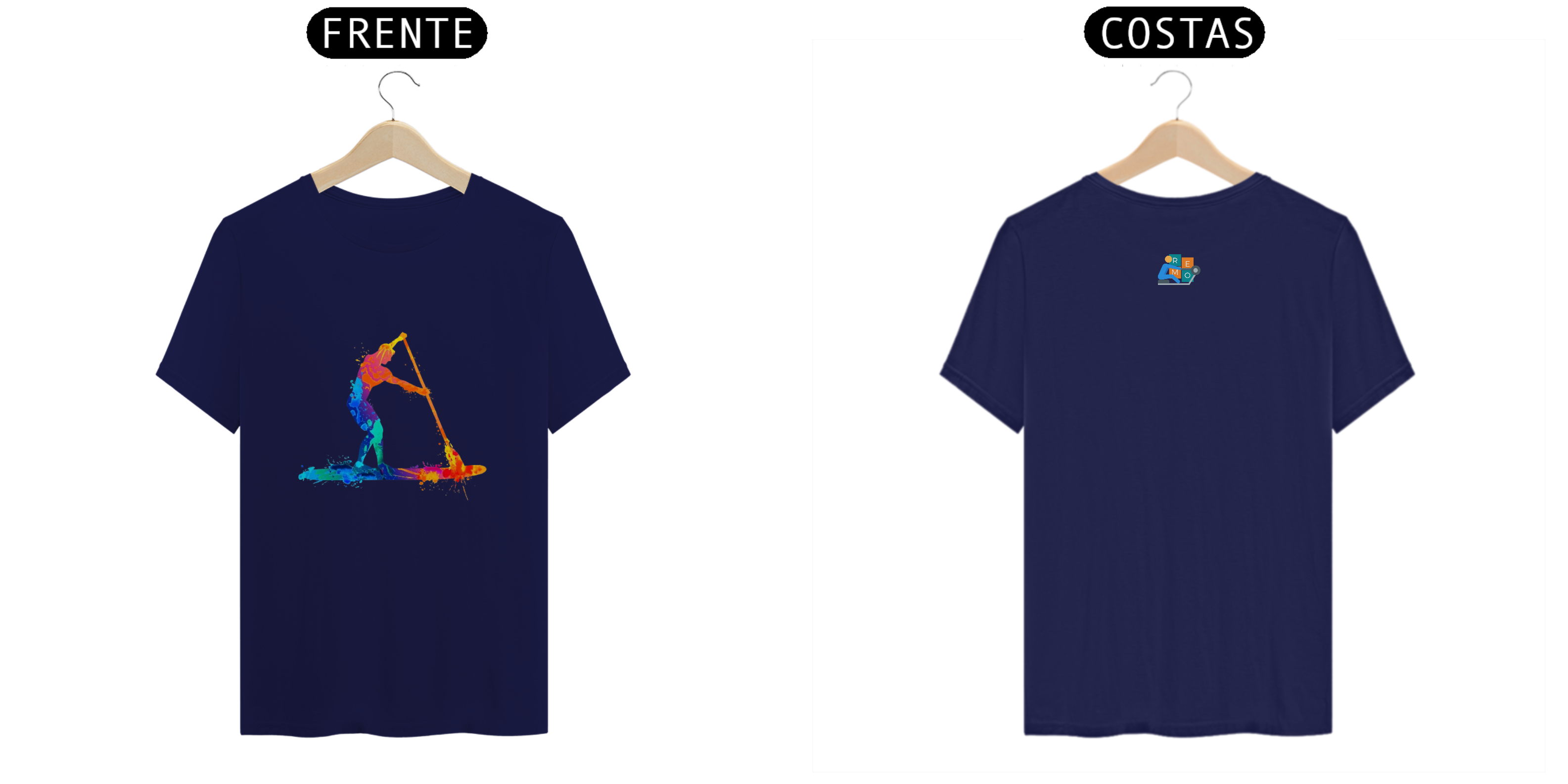 Camiseta Algodão SUP colorido
