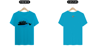 Nome do produto Camiseta Algodão Canoa Havaiana ao luar