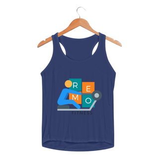 Nome do produto Regata Feminina Remo Fitness Dry Sport UV
