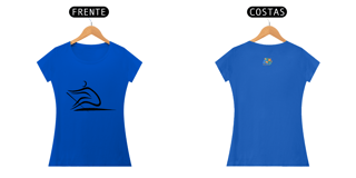 Nome do produto Camiseta feminina algodão linhas