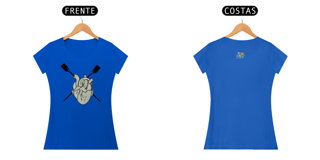 Nome do produto Camiseta Feminina Algodão Coração de Remador