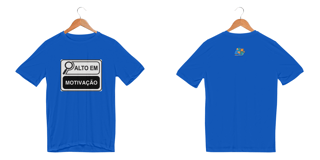 Nome do produto Camiseta Dry UV Alto em Motivação