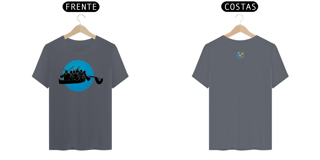Nome do produto Camiseta Algodão Canoa Havaiana ao luar