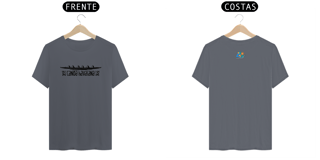 Nome do produto Camiseta Algodão Canoa havaiana Silhueta preta