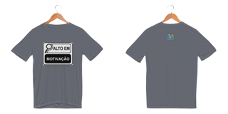 Nome do produto Camiseta Dry UV Alto em Motivação