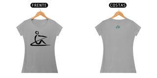 Nome do produto Camiseta Feminina Algodão Linhas 2