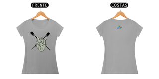 Nome do produto Camiseta Feminina Algodão Coração de Remador