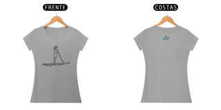 Nome do produto Camiseta Feminina algodão SUP linhas