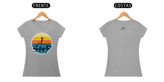 Nome do produto Camiseta Feminina Algodão SUP Pôr do Sol