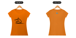 Nome do produto Camiseta feminina algodão linhas