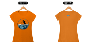 Nome do produto Camiseta Feminina Algodão Canoa no mar