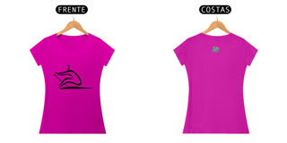 Nome do produto Camiseta feminina algodão linhas
