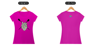 Nome do produto Camiseta Feminina Algodão Coração de Remador