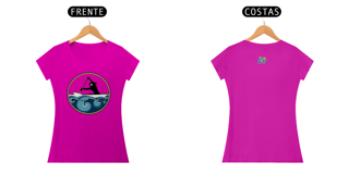 Nome do produto Camiseta Feminina Algodão Canoa no mar