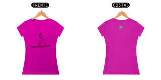 Nome do produto Camiseta Feminina algodão SUP linhas
