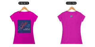 Nome do produto Camiseta Feminina Algodão SUP Ondas