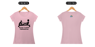 Nome do produto Camiseta de algodão Remar é minha Terapia