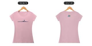 Nome do produto Camiseta feminina algodão skiff