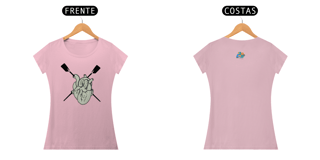 Nome do produto Camiseta Feminina Algodão Coração de Remador