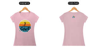Nome do produto Camiseta Feminina Algodão SUP Pôr do Sol