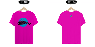 Nome do produto Camiseta Algodão Canoa Havaiana ao luar