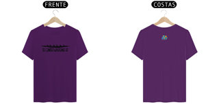 Nome do produto Camiseta Algodão Canoa havaiana Silhueta preta