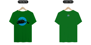 Nome do produto Camiseta Algodão Canoa Havaiana ao luar