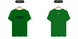 Nome do produto Camiseta Algodão Canoa havaiana Silhueta preta