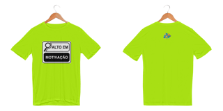 Nome do produto Camiseta Dry UV Alto em Motivação