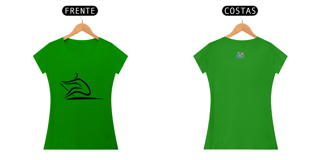 Nome do produto Camiseta feminina algodão linhas