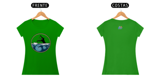 Nome do produto Camiseta Feminina Algodão Canoa no mar