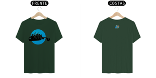 Nome do produto Camiseta Algodão Canoa Havaiana ao luar