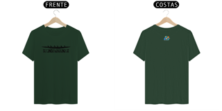 Nome do produto Camiseta Algodão Canoa havaiana Silhueta preta