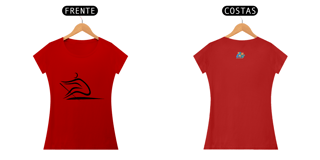 Nome do produto Camiseta feminina algodão linhas