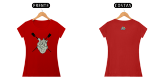 Nome do produto Camiseta Feminina Algodão Coração de Remador