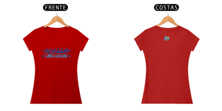 Nome do produto Camiseta Feminina Algodão Canoa Havaiana Silhueta Azul