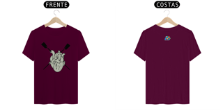 Nome do produto Camiseta Algodão Coração de Remador