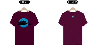 Nome do produto Camiseta Algodão Canoa Havaiana ao luar