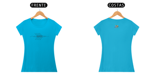 Nome do produto Camiseta Feminina Algodão Remo em uma linha