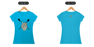 Nome do produto Camiseta Feminina Algodão Coração de Remador