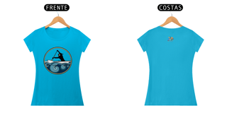 Nome do produto Camiseta Feminina Algodão Canoa no mar