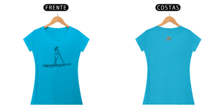 Nome do produto Camiseta Feminina algodão SUP linhas