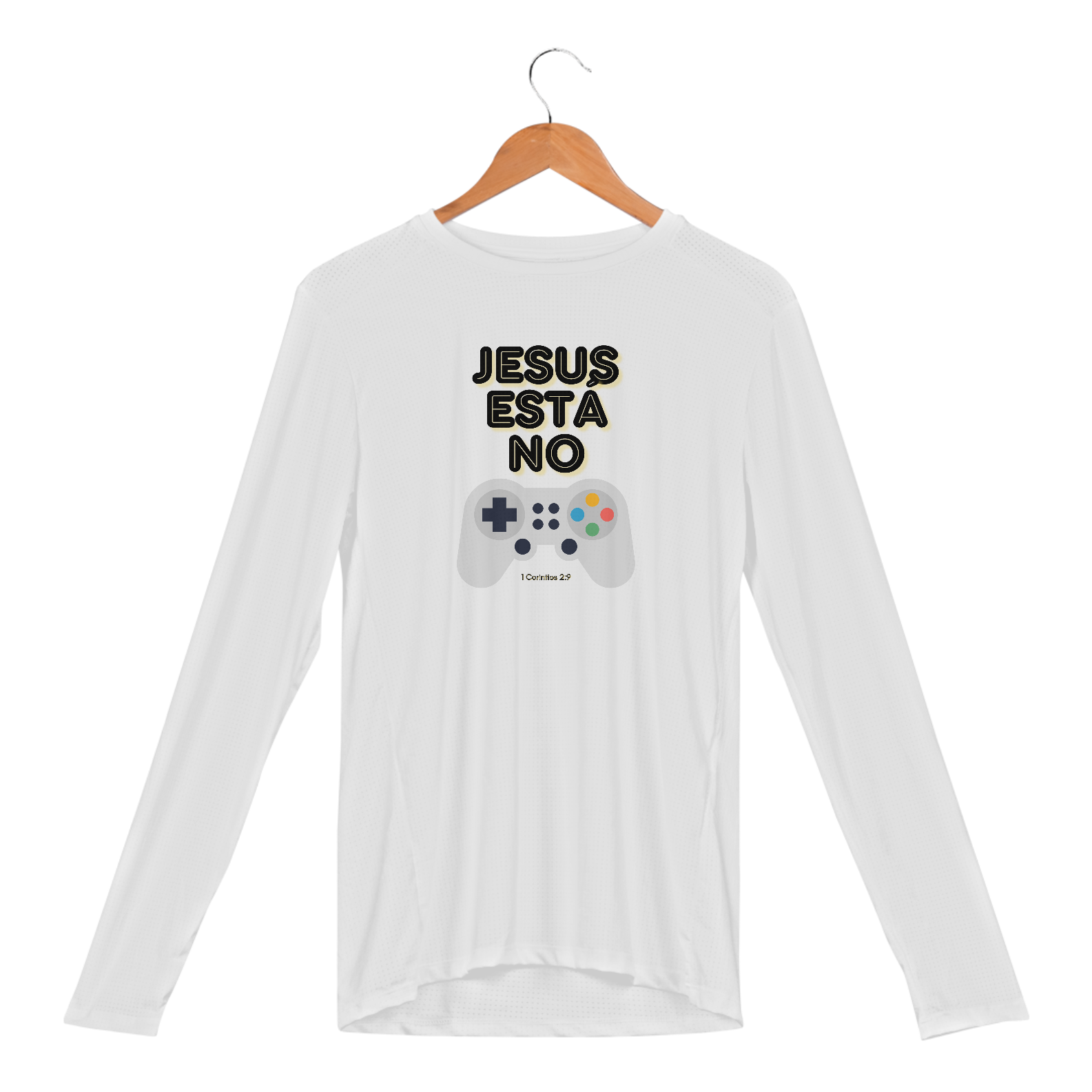 Camisa Manga Longa Sport Dry Uv - Jesus está no controle