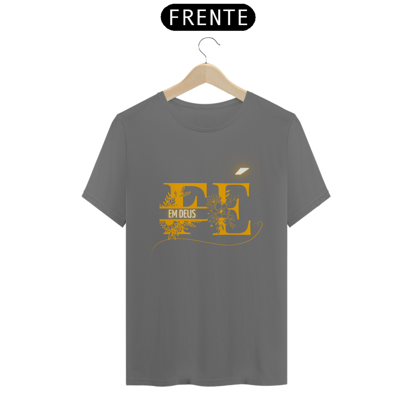  T-Shirt Estonada - Fé em Deus