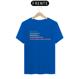 Nome do produto Mulheres na Inovação ES | Camiseta Quality