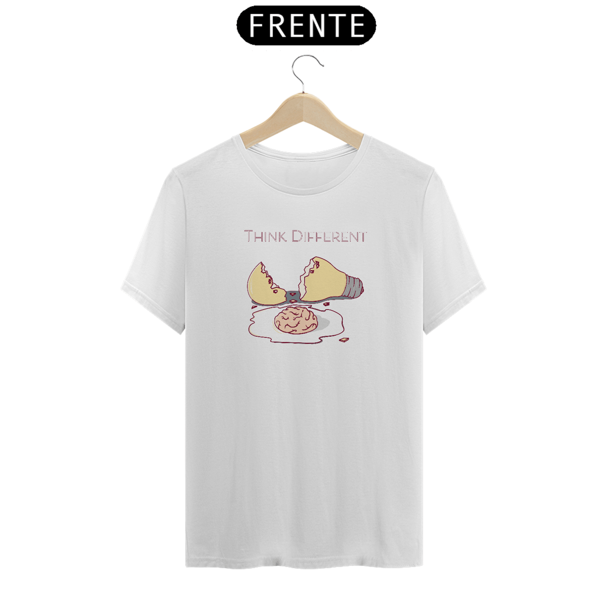 Nome do produto: Think Differente | Camiseta Quality