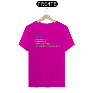 Nome do produto Mulheres na Inovação ES | Camiseta Quality