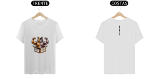Nome do produto Camiseta Masculina Quality - Gato de Schrodinger