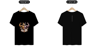 Nome do produto Camiseta Masculina Quality - Gato de Schrodinger